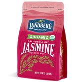 Lundberg Organic Red Jasmine Rice pack with resealable bag for freshness