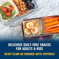 Lundberg Thin Brown Rice Cakes, pack-front display for quick snacking.