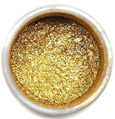Luxe Cake Gold Highlighter Dust bottle for radiant metallic shine on confections