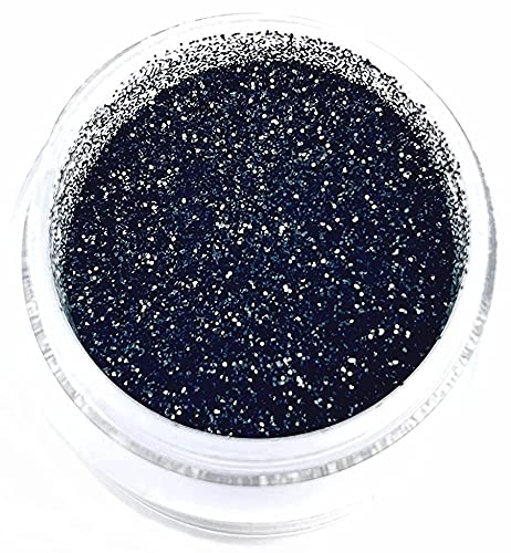 Luxe Cake Pure Black Disco Diamond Dust bottle showing vivid sparkle for fondant and gum paste.