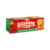 Luzianne Decaf Iced Tea Bags in a 24-count box for gatherings