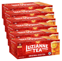 Luzianne Unsweetened Iced Tea Bags offer authentic southern flavor for home brewing.
