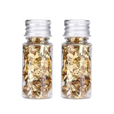 Lwuey gold leaf flakes 5g pack adds a luxurious finish to desserts.