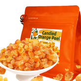 LWWTYKSPL candied orange peel packaging shown for baking and gifting