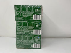 Lyons Original Blend tea bags with steaming cup suggest morning refreshment