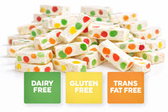 Bulk bag of Lyza's Sweets Italian nougat candies ideal for gatherings and parties