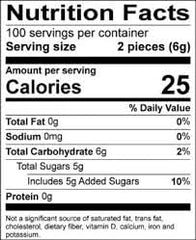 Individually wrapped Charms Fruit Squares for on-the-go freshness