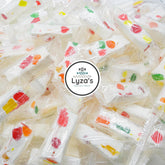 Lyza's Sweets Italian jujube nougat original 14oz with soft texture and colorful pieces for snacking