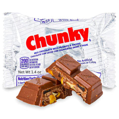 LYZA'S Chunky Bar individual wrapper emphasizes portability for lunches and snacks.