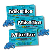 LYZA'S SWEETS & TREATS Mike & Ike Sour Blue Raspberry theater boxes for movie nights.