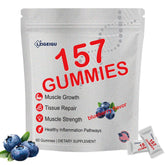 LZIGEIQU 157 gummies pack front view highlighting portable design for travel.