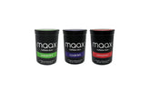 Maax Caffeine Gum Cool Mint bottle with 125 mg per piece for focus