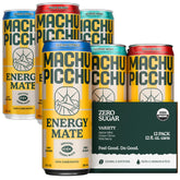MACHU PICCHU zero sugar energy yerba mate can, refreshing focus without jitters