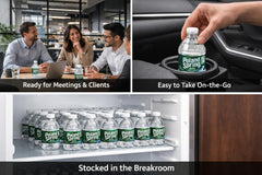 8 oz Poland Spring bottles in a 24-pack for travel and daily use.