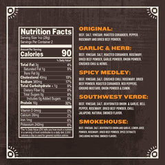 Made by True hickory smokehouse biltong slices with bold flavor for post-workout fuel.
