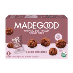 MadeGood dairy-free dark chocolate close-up—rich flavor with dairy-free goodness.