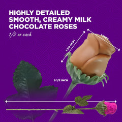 Close-up of pink foil wrap and silk leaves on the Madelaine roses.