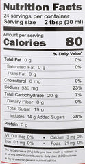 Mae Ploy Sweet Chilli Sauce label closeup highlighting Thai flavors for dipping.