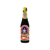 Maekrua Oyster Sauce bottle highlights rich umami for quick stir-fries.