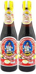 Maekrua Thai Oyster Sauce bottle front view, ideal for quick stir-fries and marinades.