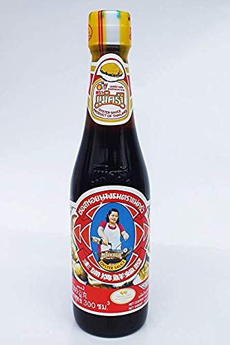 Maekrua Thai oyster sauce bottle ideal for stir-fries.