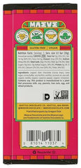 Maeve Mexican Hot Chocolate Truffle Bar close-up, glossy chocolate shell with velvety interior