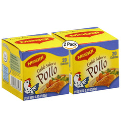 Maggi chicken bouillon cube 20ct enhances soups and stews with a rich, savory base.