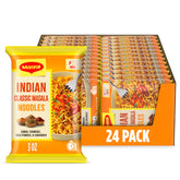 Maggi Indian Classic Masala pack shot highlighting convenient, quick meal option.