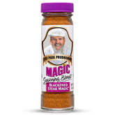 Magic Seasoning Blends Blackened Steak Magic bottle pour for flavorful grilling