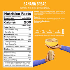 Magic Spoon prepared hot Banana Bread oatmeal bowl showing thick texture and warmth