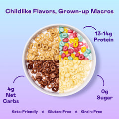 Magic Spoon Chocolate Chip Cookie cereal bowl with nostalgic taste and high protein.