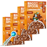 Magic Spoon front packaging showing S'mores flavor and included spoon for convenient serving