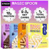 Magic Spoon front packaging showing 16-count variety and benefits
