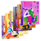 Magic Spoon Fruity pack shows a colorful box for a high-protein gluten-free breakfast
