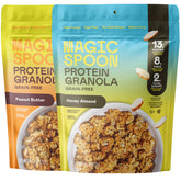 Magic Spoon granola Honey Almond pack highlighting a protein-packed breakfast option.