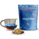 Magiktea Palo Azul loose tea bundle showing nutrient-rich leaves ready for brewing.