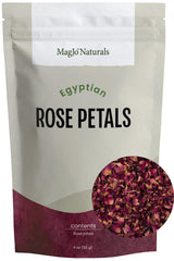 MagJo Naturals red rose petals dried for culinary garnish and fragrant infusions.