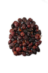MagJo Naturals rosehips close-up showing bright dried berries ideal for tea.