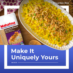 Mahatma Brown Jasmine Rice aroma-rich grains ideal for Thai curry