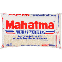 Mahatma extra-long-grain rice bag ready for pantry stocking