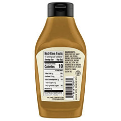 Pouring Maille x Mike's Hot Honey Dijon creates a sweet heat drizzle