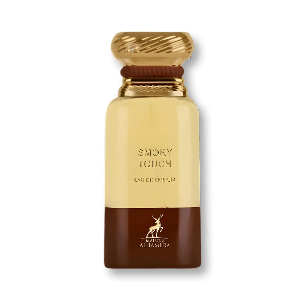 Maison Alhambra Tobacco Touch bottle for men offers a sophisticated daily fragrance