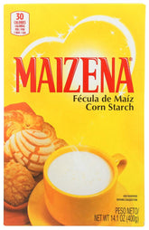 Maizena corn starch dessert thickening for silky puddings and fruit sauces.