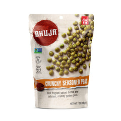 Majans Bhuja crunchy peas snack for gluten-free on-the-go snacking.