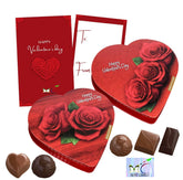 MAJUU CONNECT Elmer chocolates heart box classic design, ideal Valentine gift.