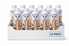 Generic protein shake chocolate bottle 11.5 oz for quick on-the-go refuel