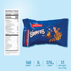 Malt-O-Meal S'mores cereal bag reseal keeps freshness for busy mornings