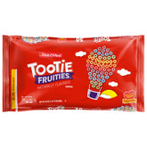 Malt-O-Meal Tootie Fruities cereal bag front shows vibrant colors for a fun breakfast.