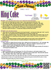 Mam Papaul's King Cake Mix praline filling image emphasizes creamy center and flavor.