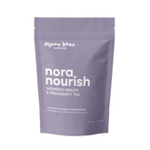 Mama Bear Nora Nourish tea pack ready for steeping to support third-trimester comfort.